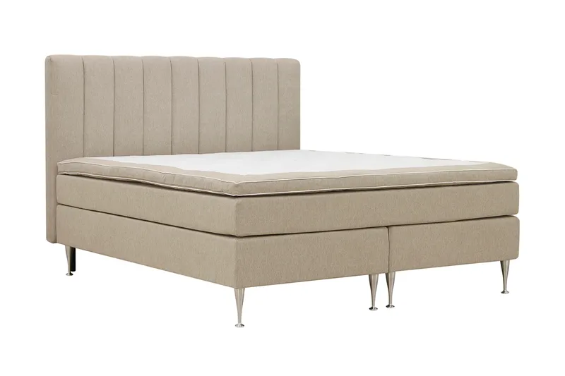 Hilton High Komplett Sengpakke 160x200 cm, Beige