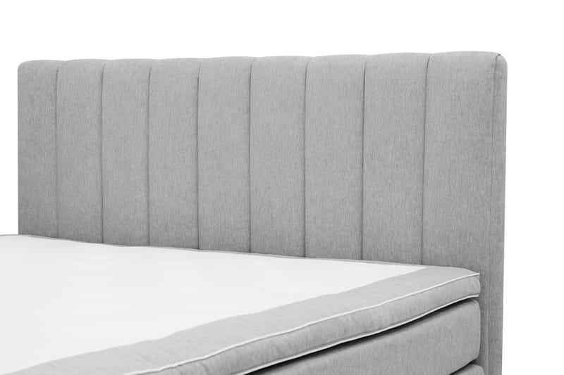 Hilton High Komplett Sengpakke 160x200 cm - Grå - Møbler - Senger - Komplett sengepakke