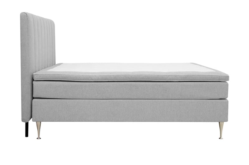 Hilton High Komplett Sengpakke 160x200 cm - Grå - Møbler - Senger - Komplett sengepakke