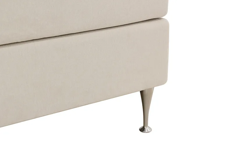 Hilton High Komplett Sengpakke 160x200 cm - Lys beige - Møbler - Senger - Kontinentalsenger