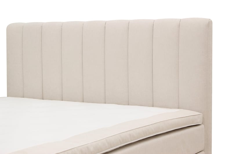 Hilton High Komplett Sengpakke 160x200 cm - Lys beige - Møbler - Senger - Kontinentalsenger