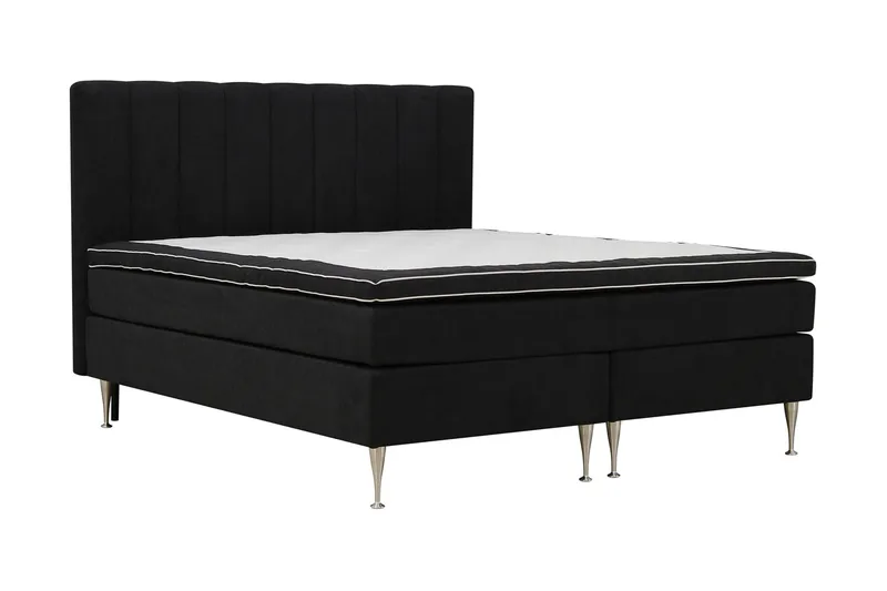 Hilton High Komplett Sengpakke 160x200 cm - Mørkegrå - Møbler - Senger - Kontinentalsenger