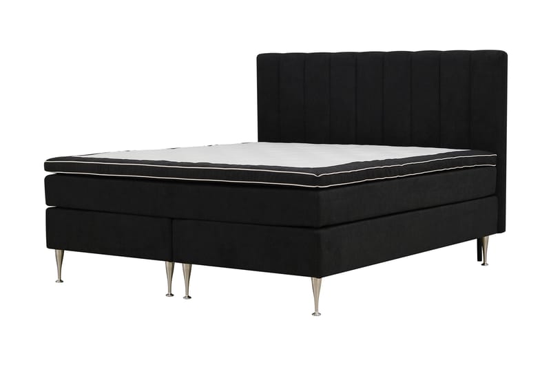 Hilton High Komplett Sengpakke 160x200 cm - Mørkegrå - Møbler - Senger - Kontinentalsenger