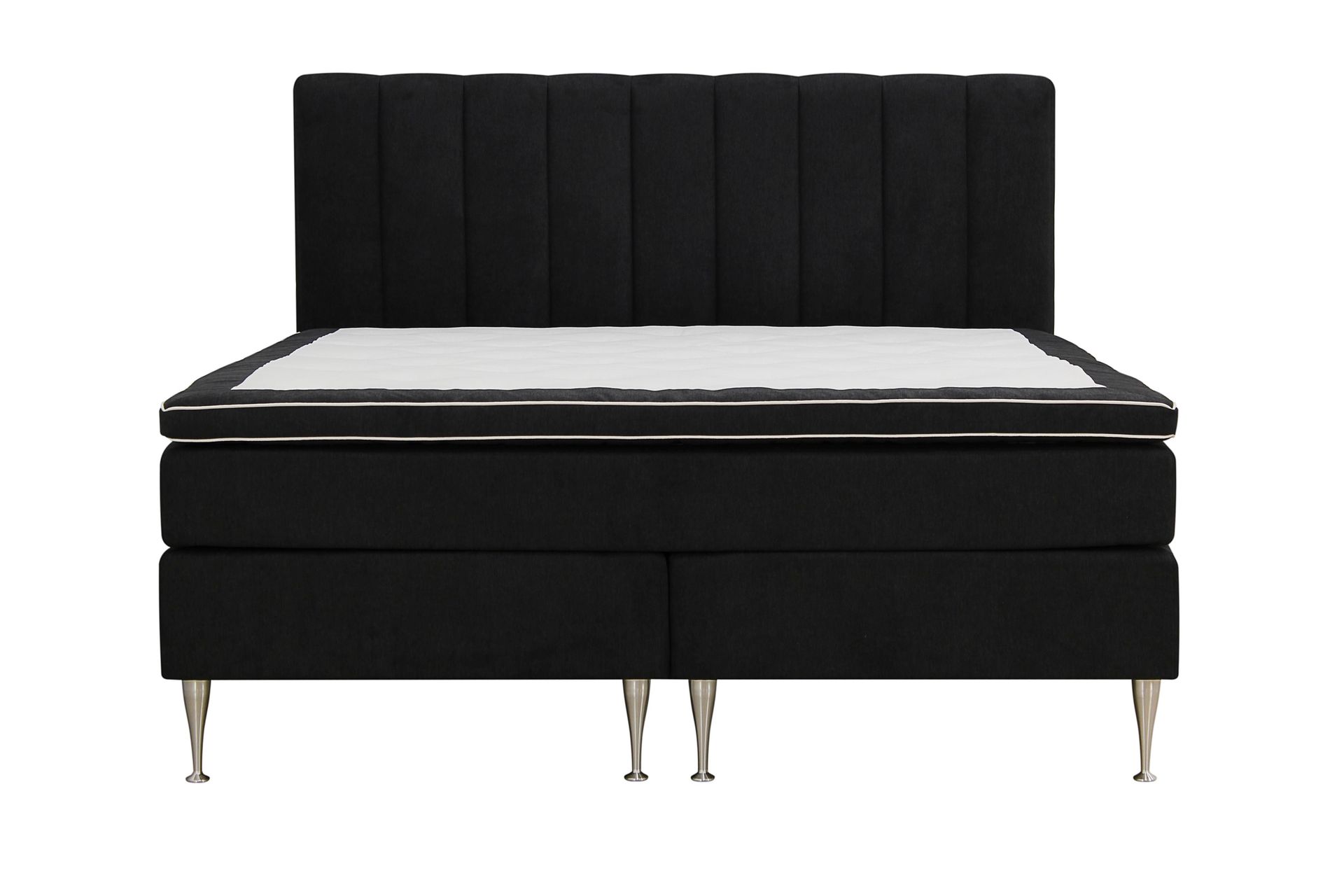 Hilton High Komplett Sengpakke 180x200 cm - Antrasitt - Møbler - Senger - Komplett sengepakke