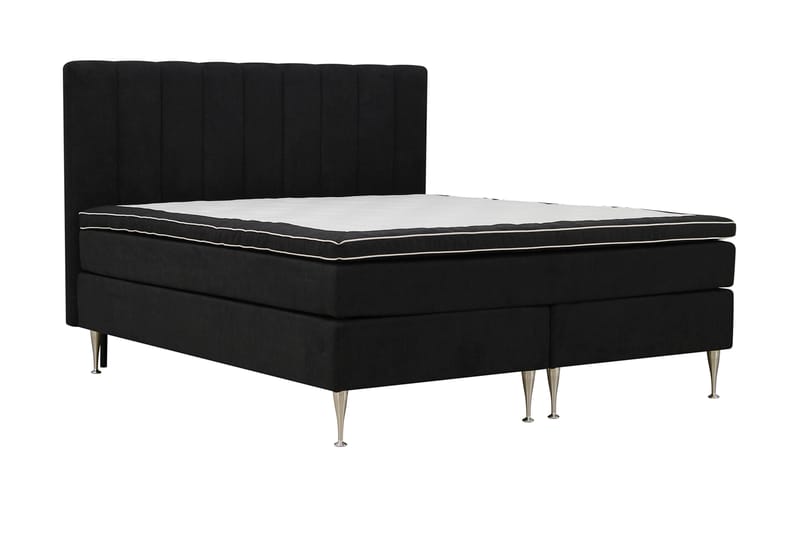 Hilton High Komplett Sengpakke 180x200 cm - Antrasitt - Møbler - Senger - Komplett sengepakke