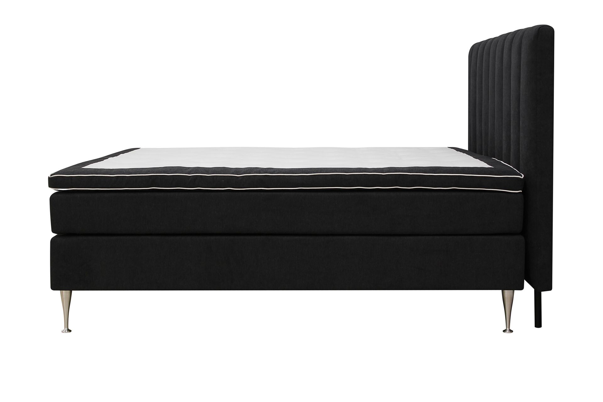 Hilton High Komplett Sengpakke 180x200 cm - Antrasitt - Møbler - Senger - Komplett sengepakke