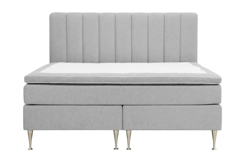 Hilton High Komplett Sengpakke 180x200 cm - Grå - Møbler - Senger - Kontinentalsenger