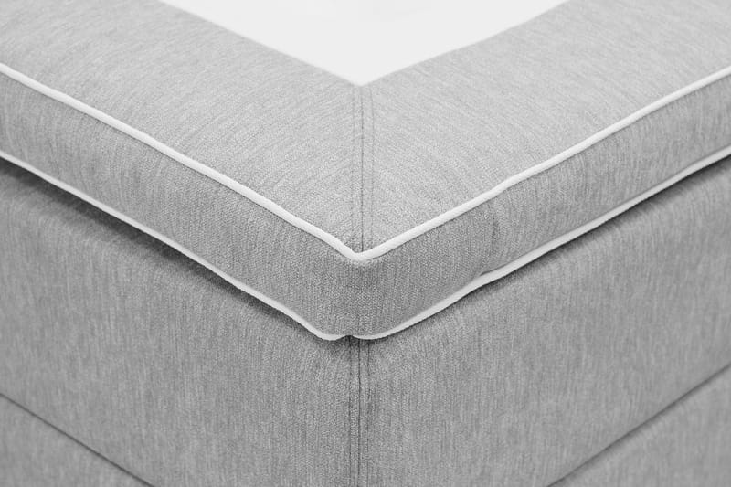 Hilton High Komplett Sengpakke 180x200 cm - Grå - Møbler - Senger - Kontinentalsenger