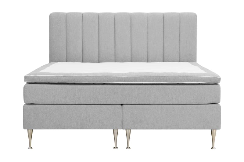 Hilton High Komplett Sengpakke 180x200 cm - Grå - Møbler - Senger - Komplett sengepakke