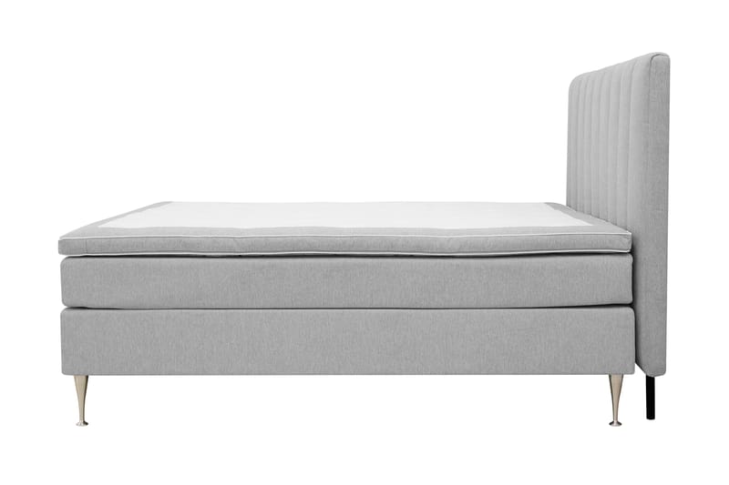 Hilton High Komplett Sengpakke 180x200 cm - Grå - Møbler - Senger - Komplett sengepakke