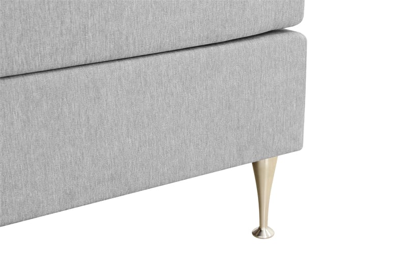 Hilton High Komplett Sengpakke 180x200 cm - Grå - Møbler - Senger - Komplett sengepakke