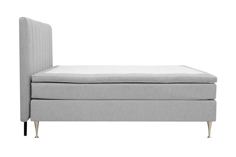 Hilton High Komplett Sengpakke 180x200 cm - Grå - Møbler - Senger - Komplett sengepakke
