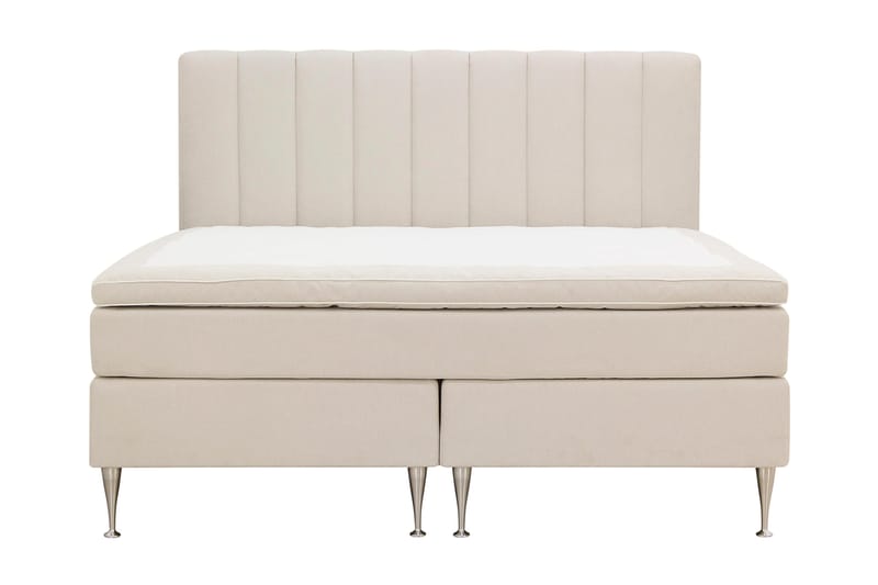 Hilton High Komplett Sengpakke 180x200 cm - Lys beige - Møbler - Senger - Kontinentalsenger