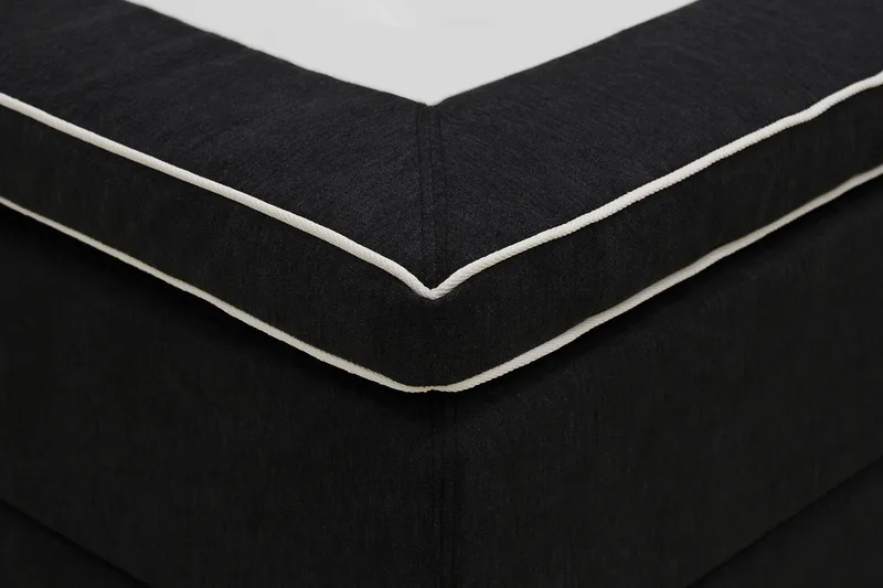 Hilton High Komplett Sengpakke 180x200 cm - Mørkegrå - Møbler - Senger - Kontinentalsenger