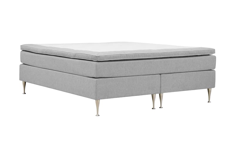 Hilton High Kontinentalseng 180x200 cm - Grå - Møbler - Senger - Komplett sengepakke