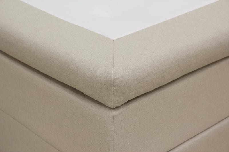 Hilton Komplett Sengpakke 160x200 cm Kontinentalseng med diamant sengegavl - Beige - Møbler - Senger - Komplett sengepakke