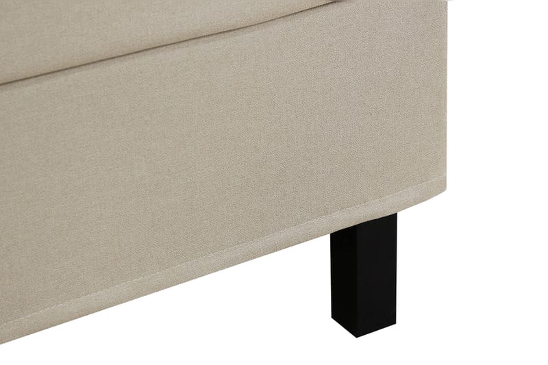 Hilton Komplett Sengpakke 160x200 cm Kontinentalseng med diamant sengegavl - Beige - Møbler - Senger - Komplett sengepakke