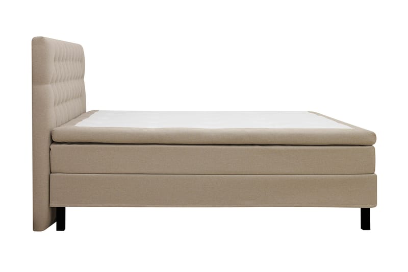 Hilton Komplett Sengpakke 180x200 cm Kontinentalseng med diamant sengegavl - Beige - Møbler - Senger - Komplett sengepakke