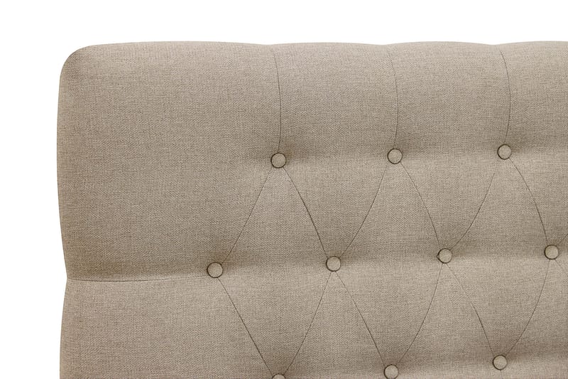 Hilton Komplett Sengpakke 180x200 cm Kontinentalseng med diamant sengegavl - Beige - Møbler - Senger - Komplett sengepakke
