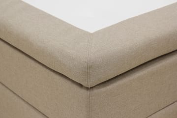 Hilton Komplett Sengpakke 180x200 cm Kontinentalseng med diamant sengegavl - Beige - Møbler - Senger - Komplett sengepakke