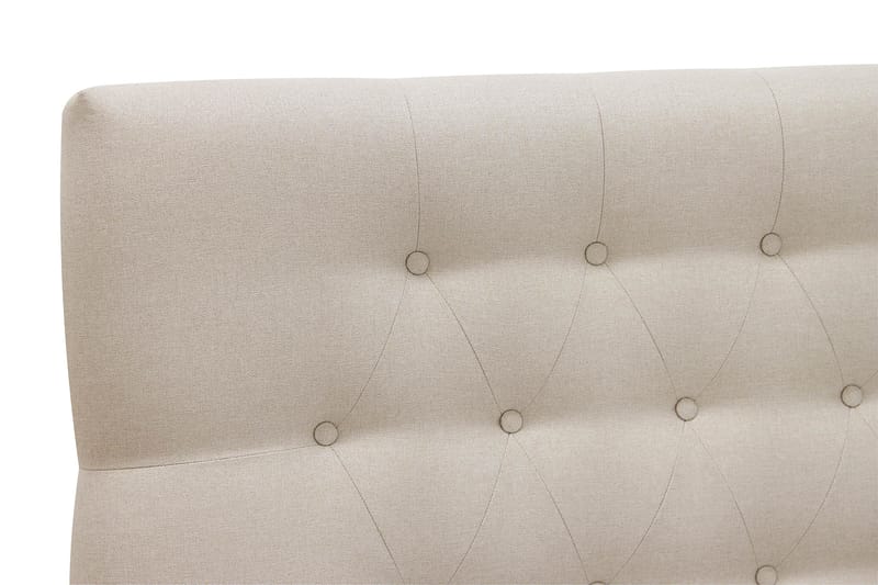 Hilton Komplett Sengpakke 180x200 cm Kontinentalseng med diamant sengegavl - Beige - Møbler - Senger - Komplett sengepakke
