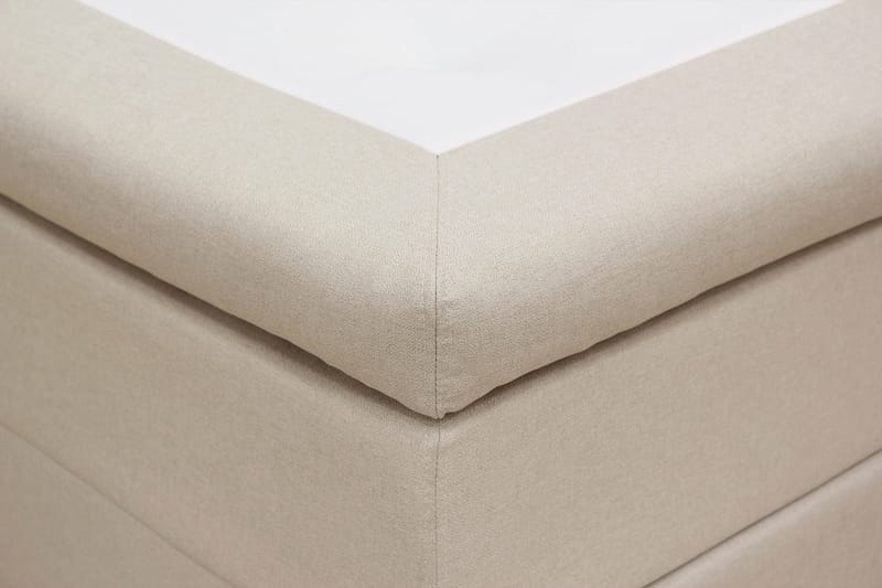 Hilton Komplett Sengpakke 180x200 cm Kontinentalseng med diamant sengegavl - Beige - Møbler - Senger - Komplett sengepakke