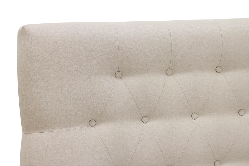 Hilton Komplett Sengpakke 180x200 cm Kontinentalseng med diamant sengegavl - Beige - Møbler - Senger - Kontinentalsenger