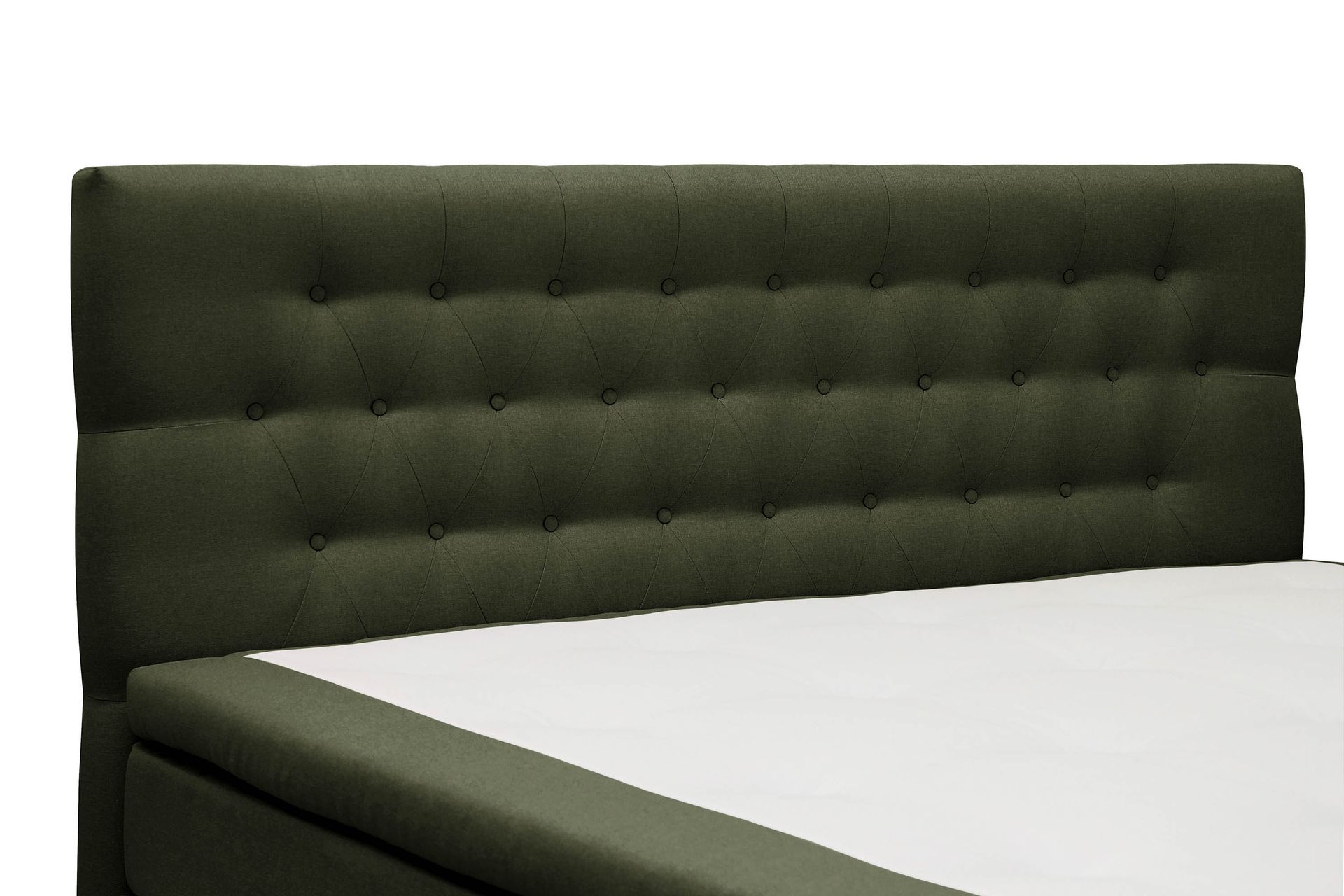 Hilton Komplett Sengpakke 180x200 cm Kontinentalseng med diamant sengegavl - Grön - Møbler - Senger - Komplett sengepakke