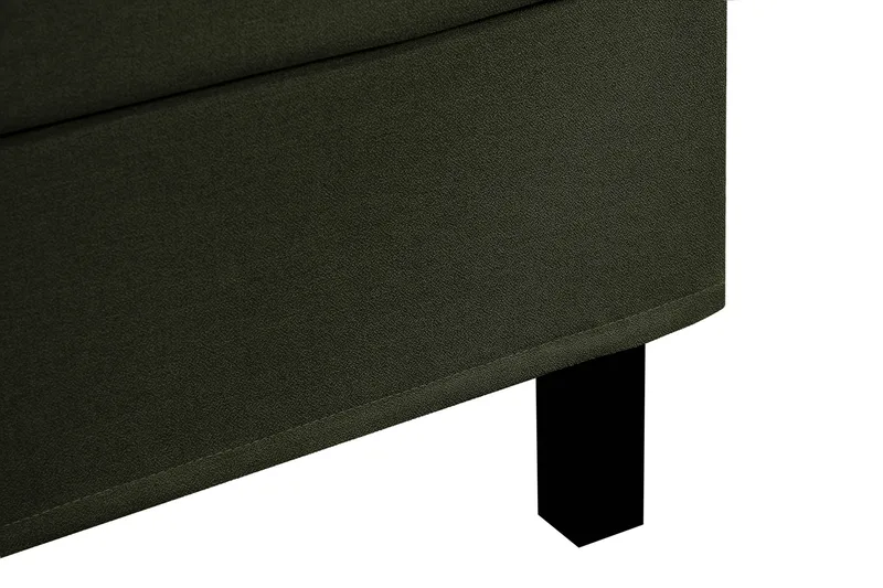 Hilton Komplett Sengpakke 180x200 cm Kontinentalseng med diamant sengegavl - Grön - Møbler - Senger - Kontinentalsenger