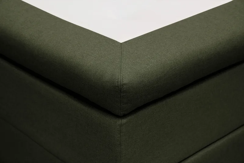 Hilton Komplett Sengpakke 180x200 cm Kontinentalseng med diamant sengegavl - Grön - Møbler - Senger - Kontinentalsenger