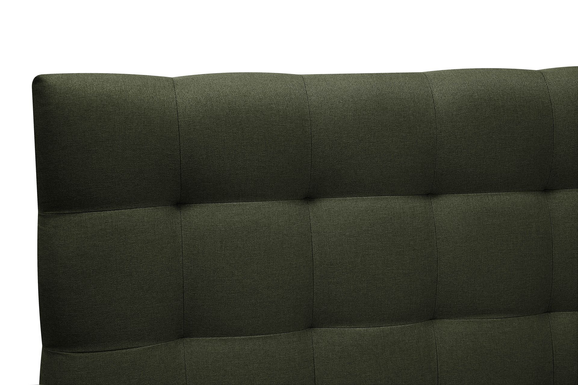 Hilton Komplett Sengpakke 180x200 cm Kontinentalseng med rutet sengegavl - Grön - Møbler - Senger - Komplett sengepakke