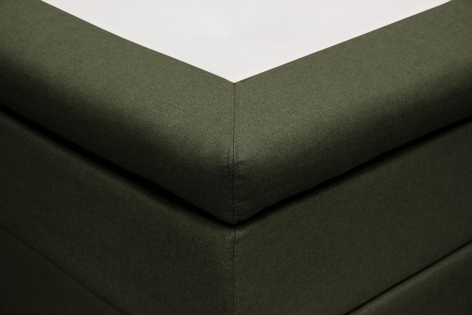 Hilton Komplett Sengpakke 180x200 cm Kontinentalseng med rutet sengegavl - Grön - Møbler - Senger - Komplett sengepakke