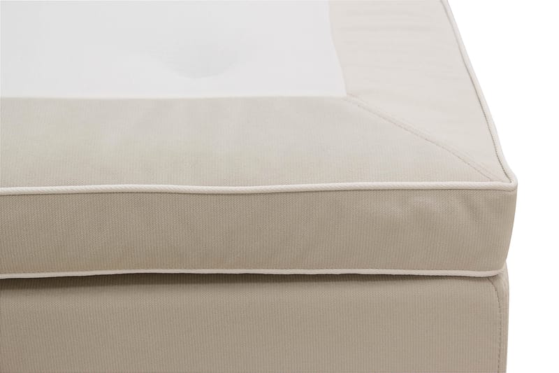 Hilton Lux Komplett Sengpakke 160x200 cm - Beige - Møbler - Senger - Komplett sengepakke