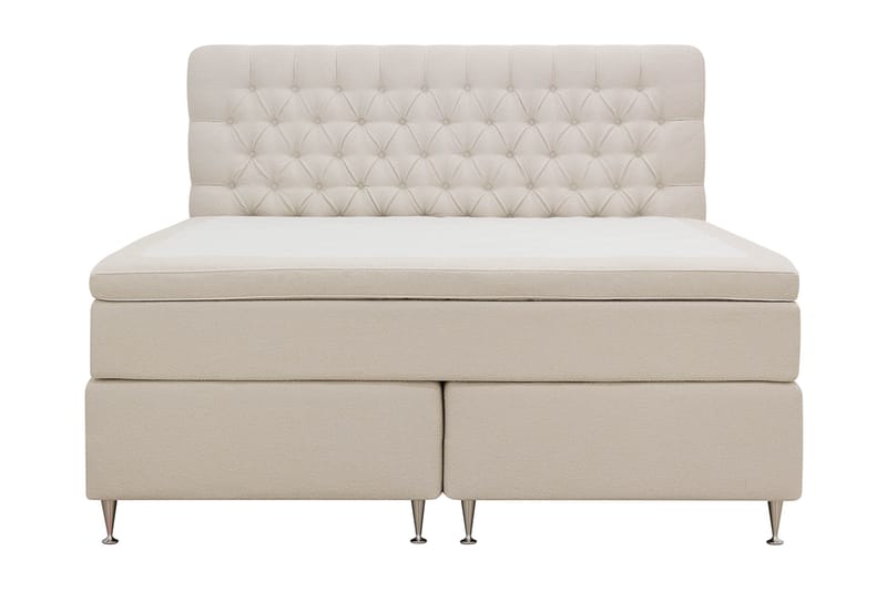 Hilton Lux Komplett Sengpakke 180x200 cm - Ivory - Møbler - Senger - Komplett sengepakke