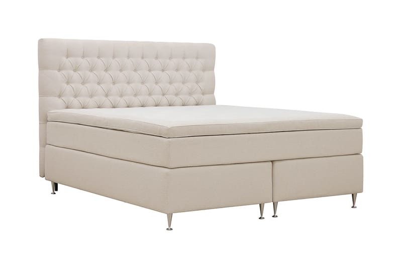 Hilton Lux Komplett Sengpakke 180x200 cm - Ivory - Møbler - Senger - Komplett sengepakke