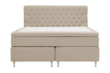 Hilton Lyx Komplett Sengpakke 160x200 cm Kontinentalseng med knappet sengegavl