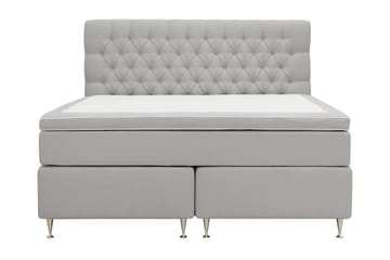 Hilton lyx Komplett Sengpakke 160x200 cm Kontinentalseng med knappet sengegavl