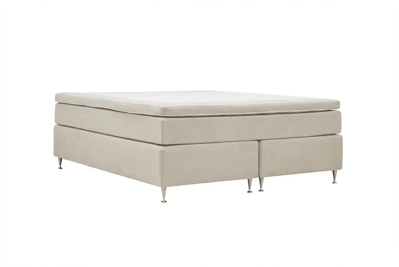 Hilton Lyx kontinentalseng 160x200 cm - Beige - Møbler - Senger - Kontinentalsenger
