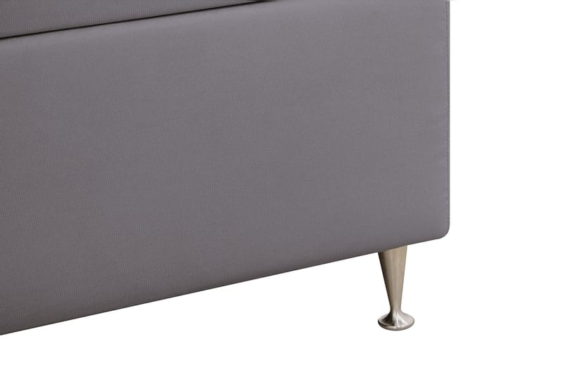 Hilton Lyx Kontinentalseng 160x200 cm - Grå - Møbler - Senger - Kontinentalsenger