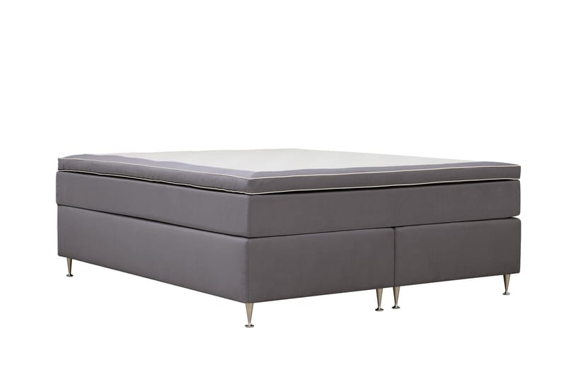 Hilton Lyx Kontinentalseng 160x200 cm - Grå - Møbler - Senger - Kontinentalsenger