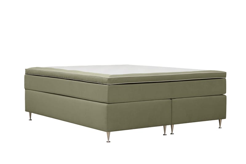 Hilton Lyx Kontinentalseng 160x200 cm - Olive - Møbler - Senger - Kontinentalsenger