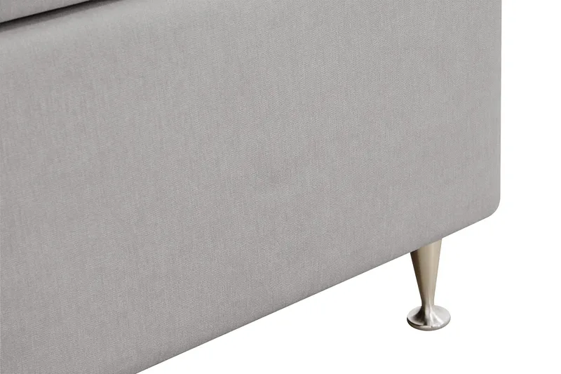 Hilton Lyx Kontinentalseng 180x200 cm - Grå - Møbler - Senger - Kontinentalsenger