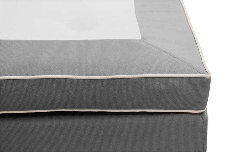 Hilton Lyx Kontinentalseng 180x200 cm - Lysegrå - Møbler - Senger - Kontinentalsenger