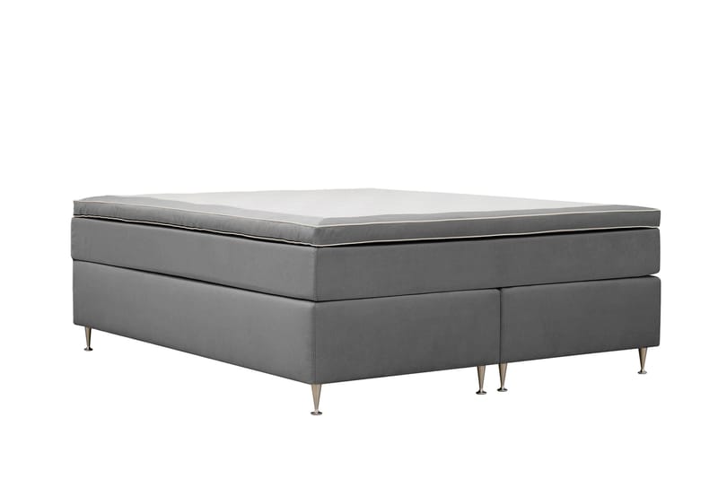 Hilton Lyx Kontinentalseng 180x200 cm - Lysegrå - Møbler - Senger - Kontinentalsenger