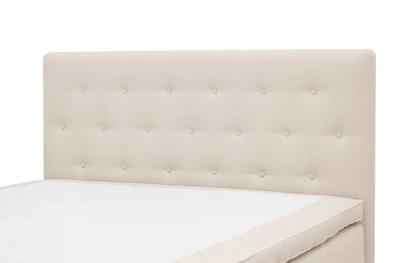 Hilton Plus Komplett sengepakke med oppbevaring 140x200 cm - Lys beige - Møbler - Senger - Kontinentalsenger