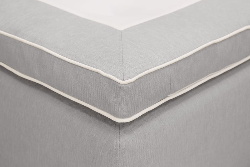 Hilton Plus Kontinentalseng med oppbevaring 180x200 cm - Grå - Møbler - Senger - Kontinentalsenger