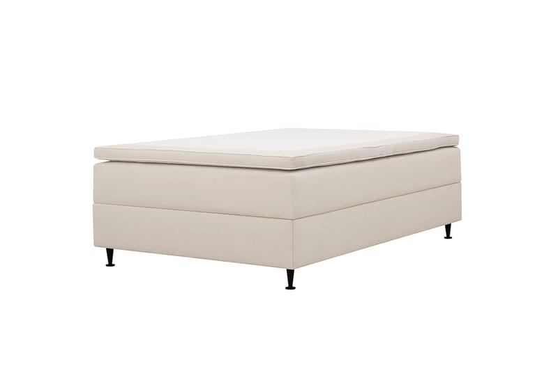 Hilton Plus Kontinentalseng med oppbevaring 120x200 cm - Lys beige - Møbler - Senger - Kontinentalsenger