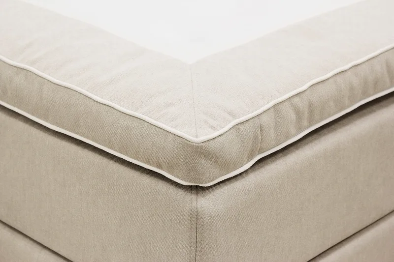 Hilton Plus Komplett Sengepakke 160x200 cm - Beige - Møbler - Senger - Komplett sengepakke