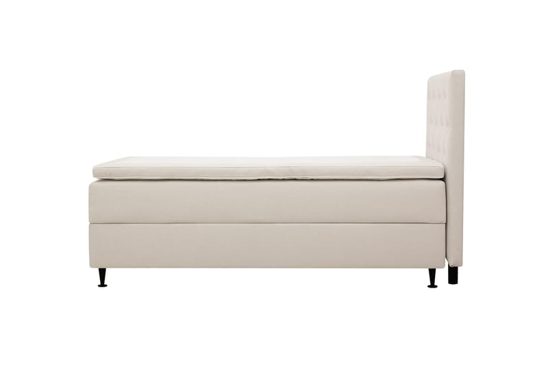 Hilton Plus Komplett sengepakke med oppbevaring 90x200 cm - Lys beige - Møbler - Senger - Kontinentalsenger