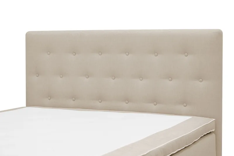 Hilton Plus Komplett sengepakke med oppbevaring 140x200 cm - Beige - Møbler - Senger - Kontinentalsenger